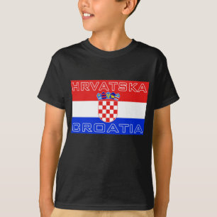 Kroatische vlag Hrvatska T-shirt