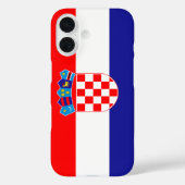 Kroatische vlag Hrvatska Zastava Case-Mate iPhone Case (Achterkant)