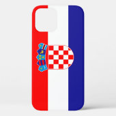 Kroatische vlag Hrvatska zastava Case-Mate iPhone Case (Achterkant)