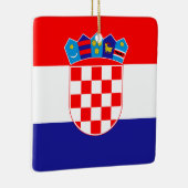 Kroatische vlag keramisch ornament (Rechts)