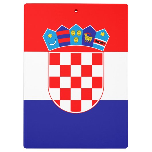 Kroatische vlag klembord (Achterkant)