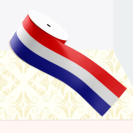 Kroatische vlag kleuren lint, Tricolor, Kroatië Satijnen Lint