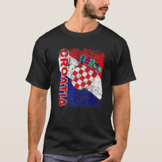 KROATISCHE VLAG  Kroatië Vlag CROATISCHE VLAG T-shirt