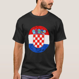 Kroatische vlag Kroatische pride Kroatische Kroati T-shirt