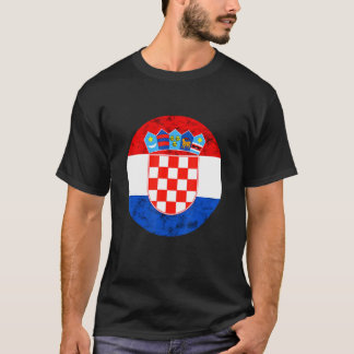 Kroatische vlag Kroatische pride Kroatische Kroati T-shirt