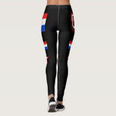 Kroatische vlag leggings (Achterkant)