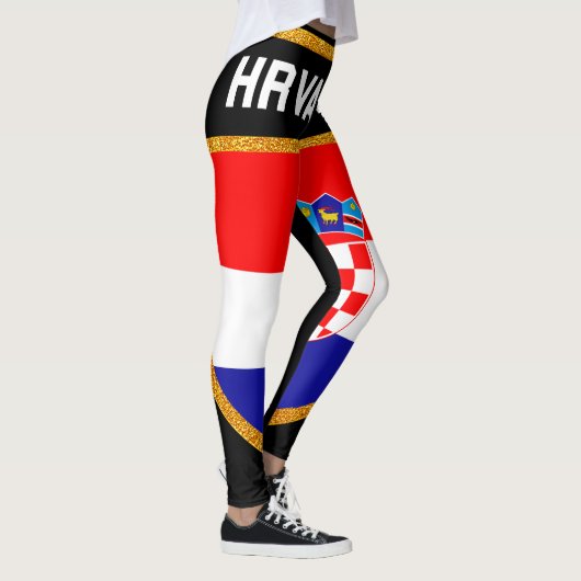 Kroatische vlag leggings (Rechts)