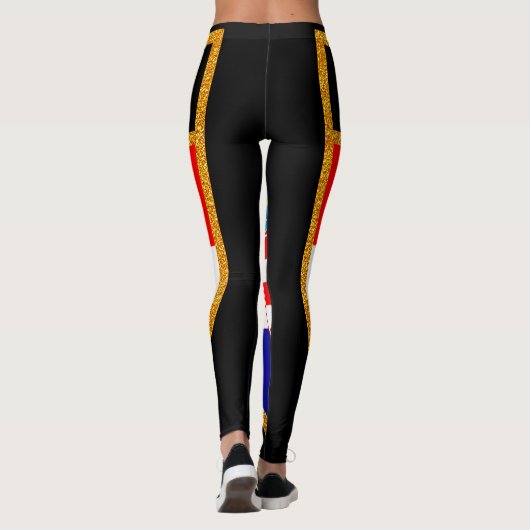 Kroatische vlag leggings (Achterkant)