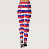 Kroatische vlag leggings (Achterkant)