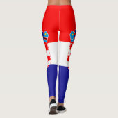 Kroatische vlag leggings (Achterkant)