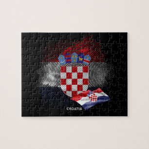 Kroatische vlag legpuzzel