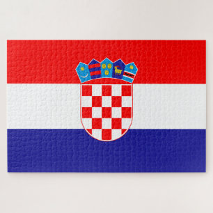 Kroatische vlag legpuzzel