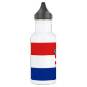 Kroatische vlag Liberty Bottle Waterfles (Links)