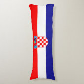 Kroatische vlag lichaamskussen (Voorkant Verticaal)