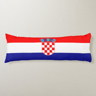 Kroatische vlag lichaamskussen