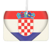 Kroatische vlag luchtverfrisser (Achterkant)