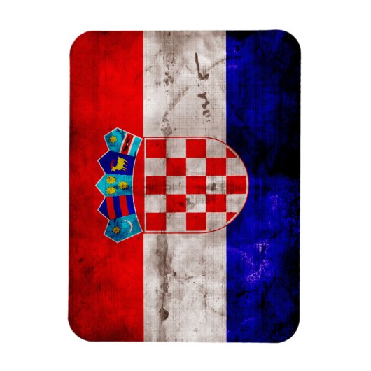 Kroatische vlag magneet (Verticaal)