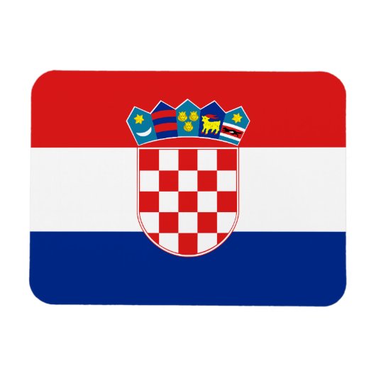 Kroatische vlag magneet (Horizontaal)