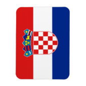 Kroatische vlag magneet (Verticaal)