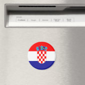 Kroatische vlag magneet (Insitu (Vaatwasser))