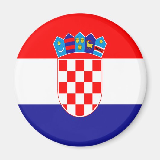 Kroatische vlag magneet (Voorkant)
