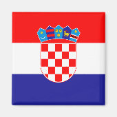 Kroatische vlag magneet (Voorkant)