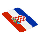 Kroatische vlag magneet (Rechterzijde)