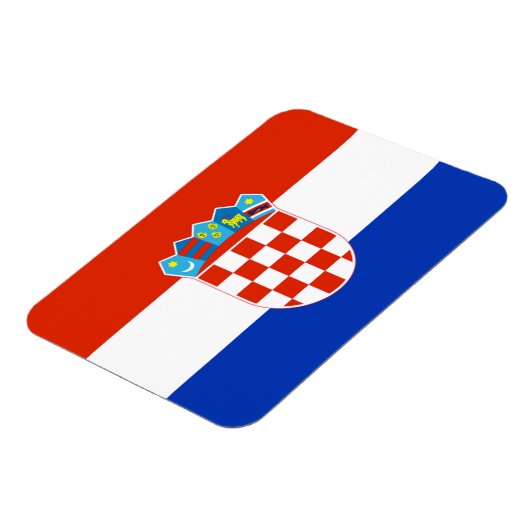 Kroatische vlag magneet (Linkerzijde)