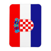 Kroatische vlag magneet (Verticaal)