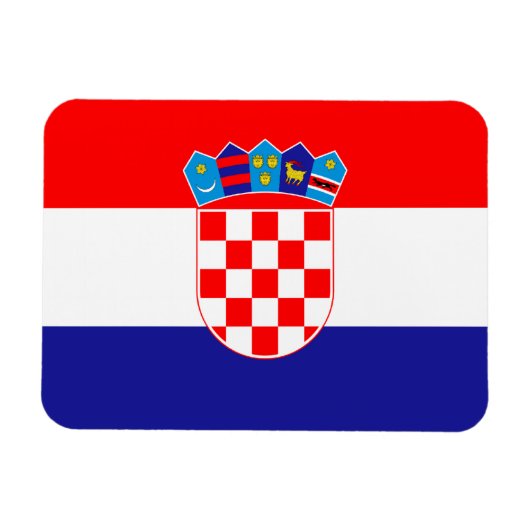 Kroatische vlag magneet (Horizontaal)