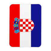 Kroatische vlag magneet (Verticaal)