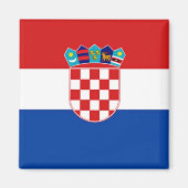 Kroatische vlag magneet (Voorkant)