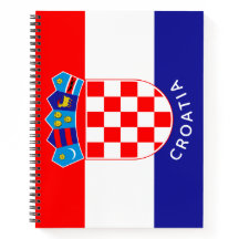 Kroatische vlag met aangepaste tekst
