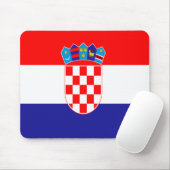 Kroatische vlag muismat (Met muis)