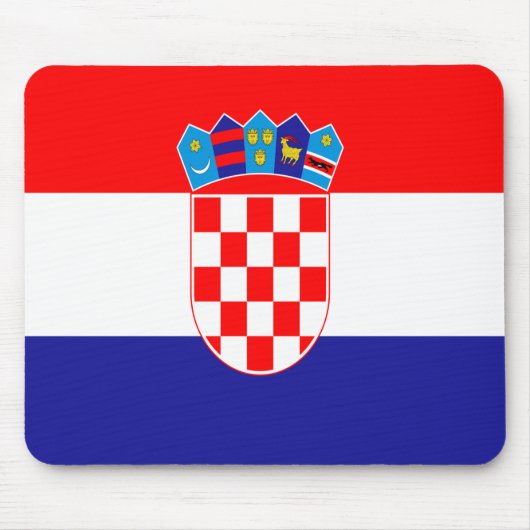 Kroatische vlag muismat (Voorkant)