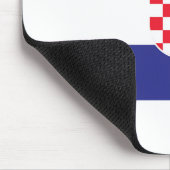 Kroatische vlag muismat (Hoek)