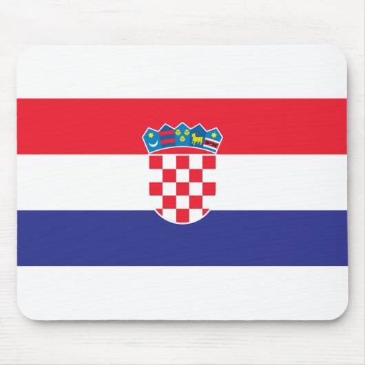 Kroatische vlag muismat (Voorkant)