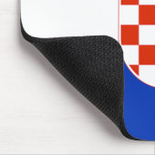 Kroatische vlag muismat (Hoek)