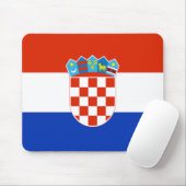 Kroatische vlag muismat (Met muis)