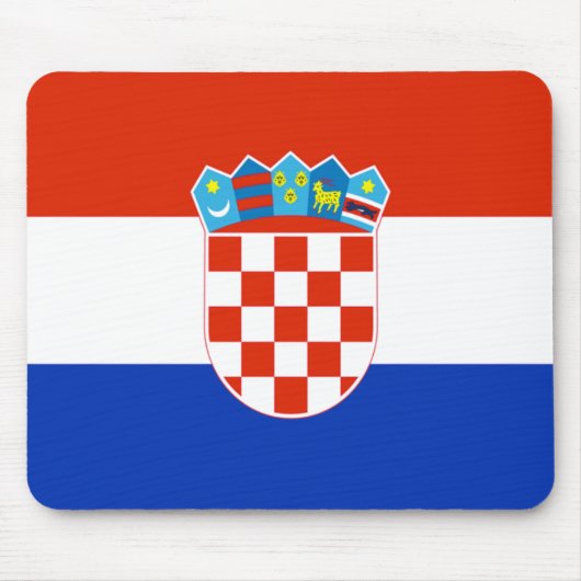 Kroatische vlag muismat (Voorkant)