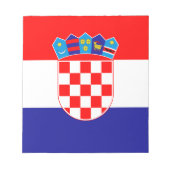 Kroatische vlag notitieblok (Voorkant)