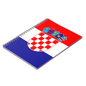 Kroatische vlag notitieboek (Linkerzijde)