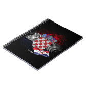 Kroatische vlag notitieboek (Linkerzijde)