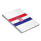 Kroatische vlag notitieboek (Rechterzijde)