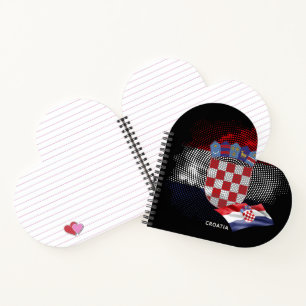 Kroatische vlag notitieboek