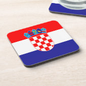 Kroatische vlag onderzetter (Linkerzijde)