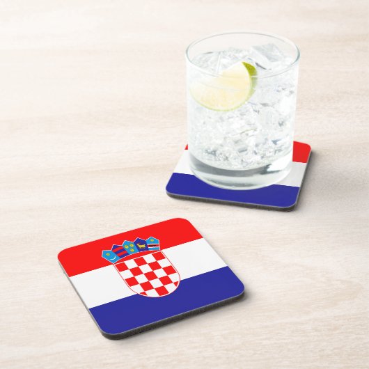 Kroatische vlag onderzetter (Rechterzijde)