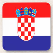 Kroatische vlag onderzetter (Voorkant)