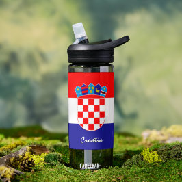 Kroatische vlag, patriottisch waterfles