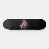Kroatische vlag persoonlijk skateboard (Horizontaal)